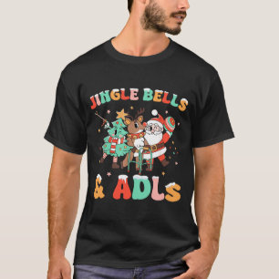Camiseta Terapia Ocupacional Renas Xmas Papai Noel Adls Nov