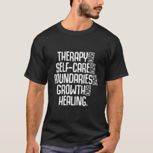 Camiseta Terapia Tal Consciência da Saúde Mental