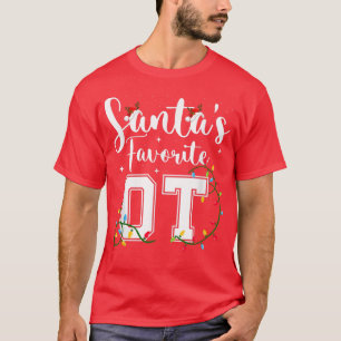 Camiseta Terapia Terapêutica Ocupacional de Natal Santas Fa