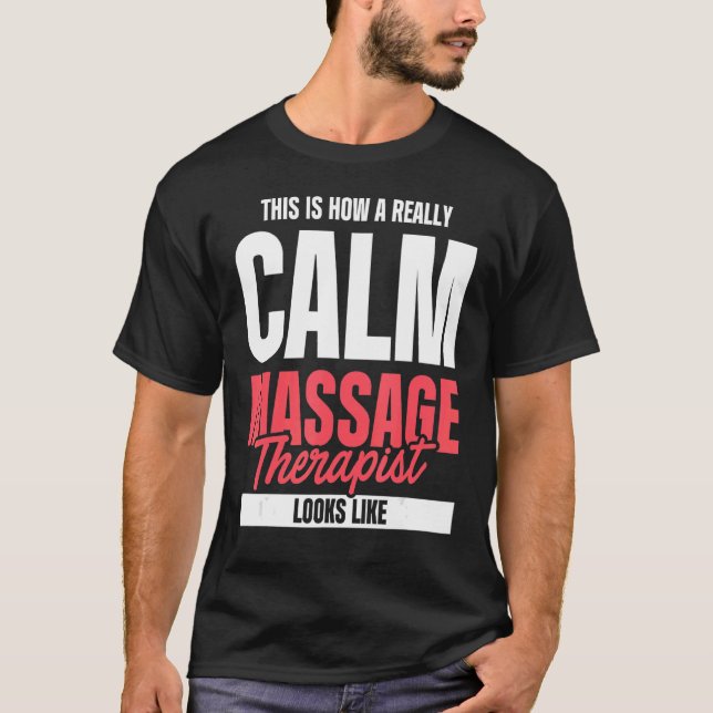 Camiseta Terapista de Massagem (Frente)
