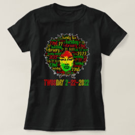 Camiseta Terça-feira 2/22/2022 História Negra fevereiro