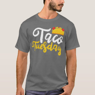 Camiseta Terça-feira Amantes Taco Foodie Engraçado