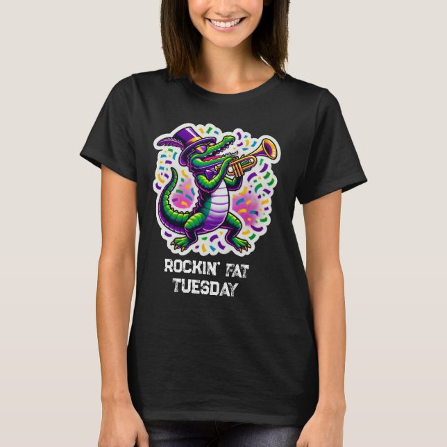 Camiseta Terça-feira de Gordura Rockin (Frente)