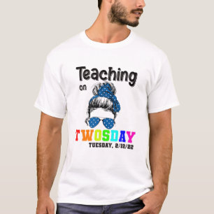 Camiseta Terça-Feira De Segunda-Feira, 22 De Fevereiro De 