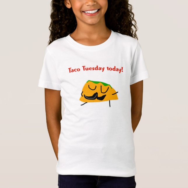 Camiseta Terça-feira de Taco hoje! (Frente)