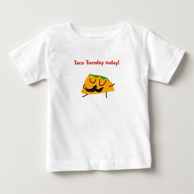 Camiseta Terça-feira de Taco hoje! (Frente)