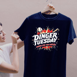 Camiseta Terça-feira Dinger, Balançar para as Cercas