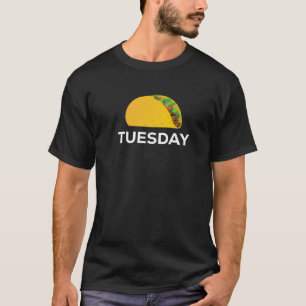 Camiseta Terça-feira Engraçada Fria Taco Comida Dia Memória