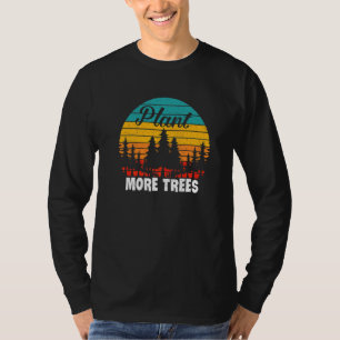 Camiseta Terça-feira Planta Mais Árvores Vintage