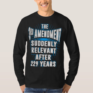 Camiseta Terceira Emenda Recentemente Relevante