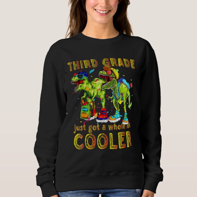 Camiseta Terceira Série Acaba de Levar o Dinosaur Rex de Vo (Frente)