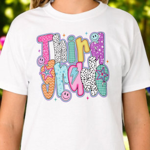 Camiseta Terceira Série Primeiro Dia de Escola Coquette Pre