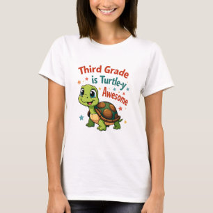 Camiseta Terceira série Tartaruga-inamente Incrível Camiset