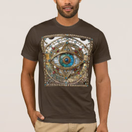 Camiseta Terceira Vidraça Ornamentada do Olho