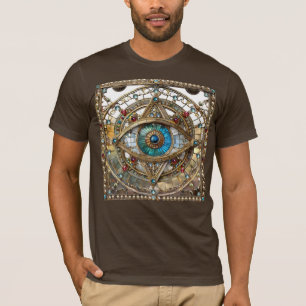 Camiseta Terceira Vidraça Ornamentada do Olho