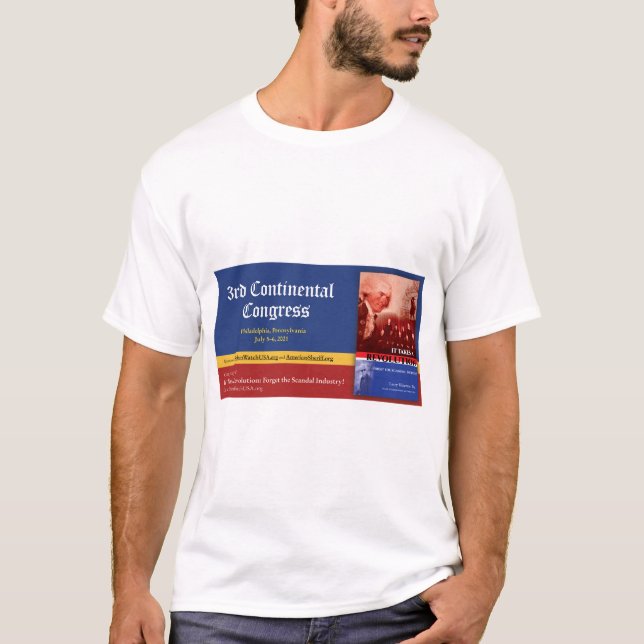 Camiseta Terceiro Congresso Continental (Frente)