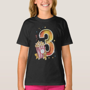Camiseta Terceiro Filme de Aniversário Magia Número Um Pipo