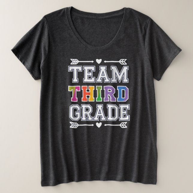 Camiseta Terceiro grau da equipe (Frente do Design)