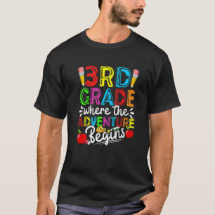 Camiseta Terceiro Grau Em Que A Aventura Começa Squ Escola