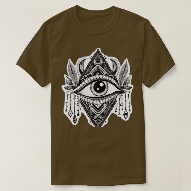 Camiseta Terceiro Olhar Visão Estética Desenho Estético Ind (Frente do Design)