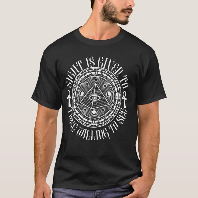Camiseta Terceiro Olho Vê Olhos De Horus Ra Egípcio Ankh Sp (Frente)