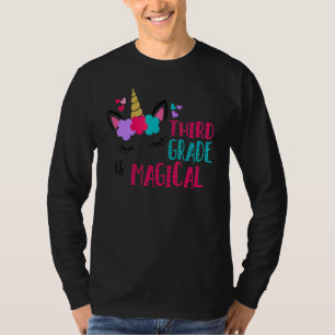 Camiseta Terceiro Primeiro Dia De Meninas Escolares Do Unic