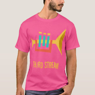 Camiseta Terceiro Stream - Vintage Jazz Trumpet Music