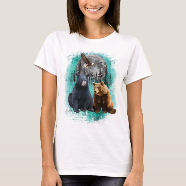 Camiseta Tergue do Urso Engraçado (Frente)