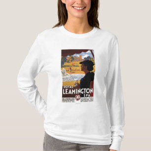 Camiseta Termas reais, poster do trilho da água potável da