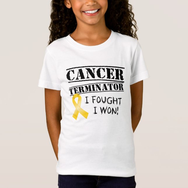 Camiseta Terminal do cancer da infância (Frente)