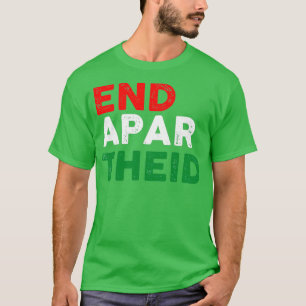 Camiseta Terminar Apartheid