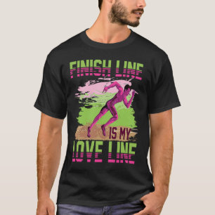 Camiseta Terminar é minha linha de amor corrida esporte tri