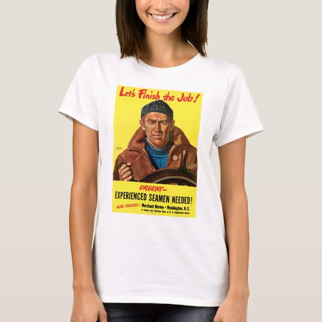 Camiseta Termine o Trabalho! (Frente)