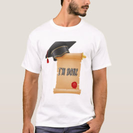 Camiseta Terminei a pós-graduação