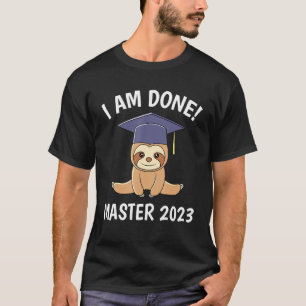 Camiseta Terminei o mestrado 2023