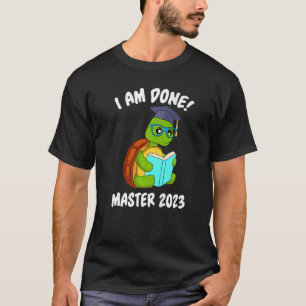 Camiseta Terminei o mestrado 2023