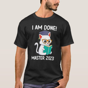 Camiseta Terminei o mestrado 2023 mestrado 1