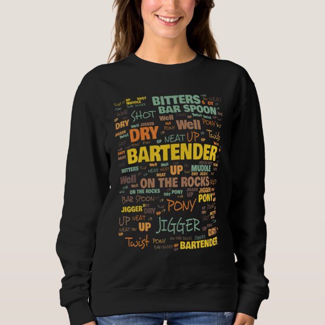 Camiseta Terminologia de Bartender Termos Usados Frequentem (Frente)