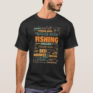 Camiseta Terminologia de Pesca Termos Usados Comumente