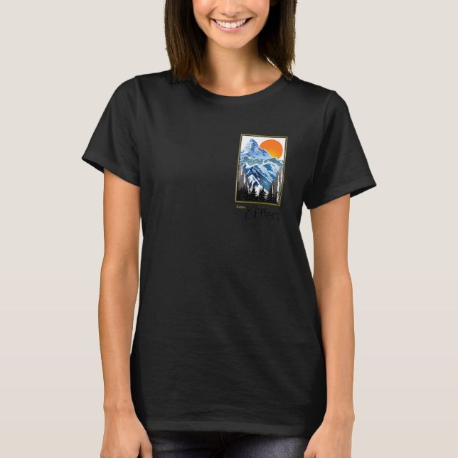 Camiseta termo de fotografia efeito gráfico de Compressão i (Frente)