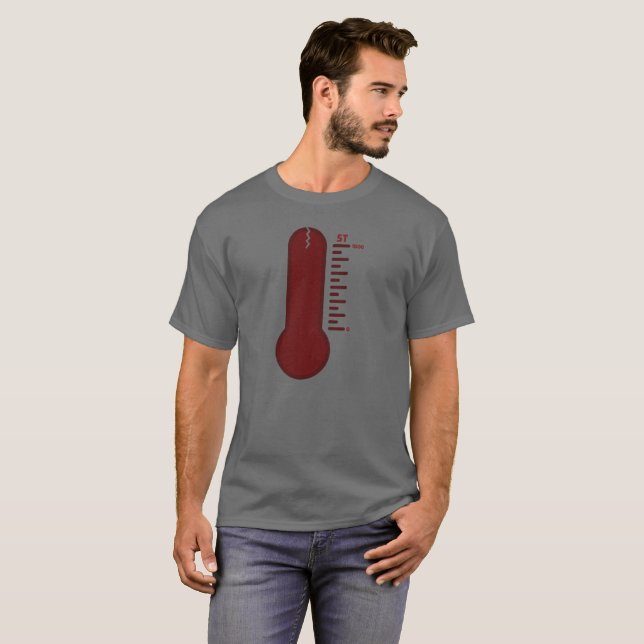 Camiseta Termômetro de Estresse (Frente Completa)