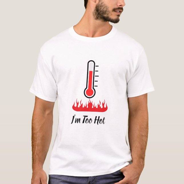Camiseta Termômetro de Fogo Quente e Apimentado (Frente)