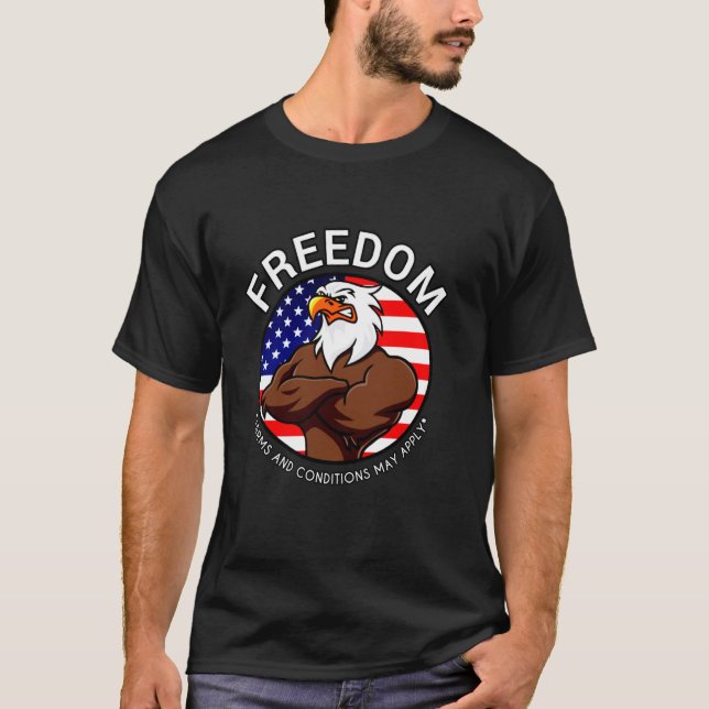Camiseta Termos E Condições De Liberdade Podem Aplicar-Se À (Frente)
