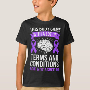 Camiseta Termos e condições lutador da consciência do lúpus