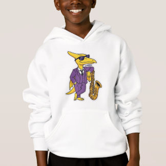 Camiseta Terno de Músico de Jazz de Saxofone Pterodáctilo L