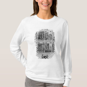 Camiseta Terno dos corações que ilustram 'o Plot Popish