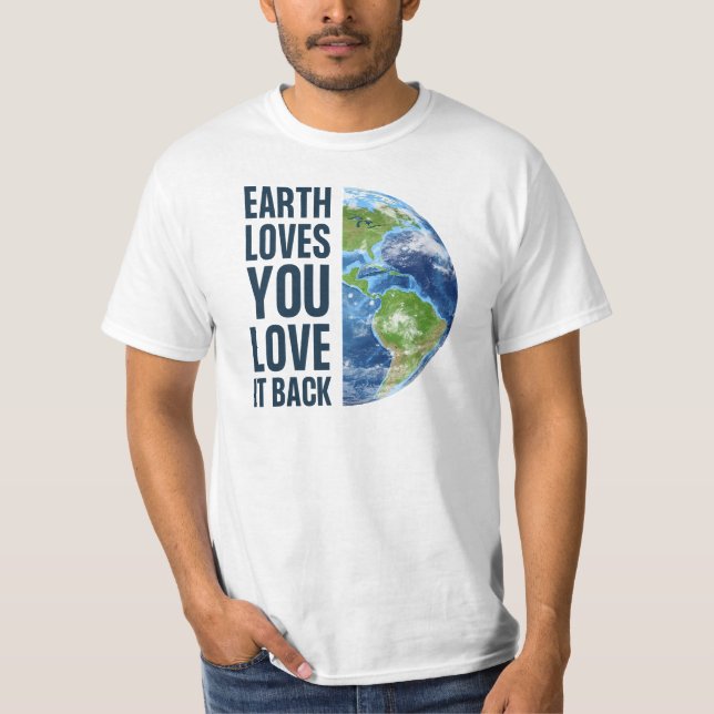 Camiseta Terra Ama Você, Ama Ela de Volta (Frente)