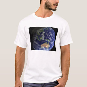 Camiseta Terra cheio do espaço mostrando a Austrália