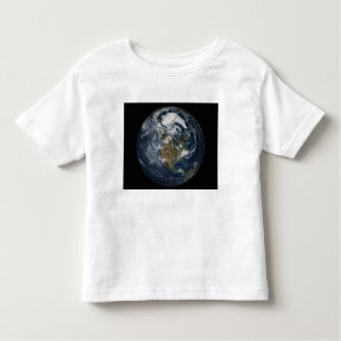 Camiseta Terra cheio mostrando a América do Norte 5
