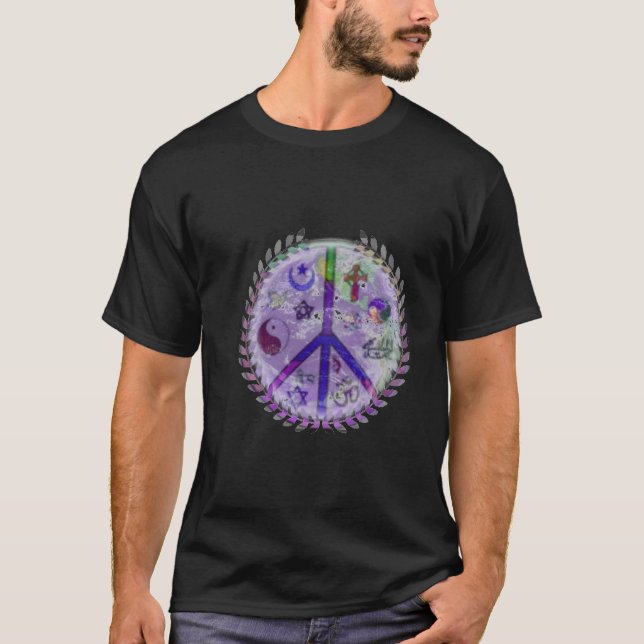 Camiseta Terra Coexiste com Sinal de Paz (Frente)